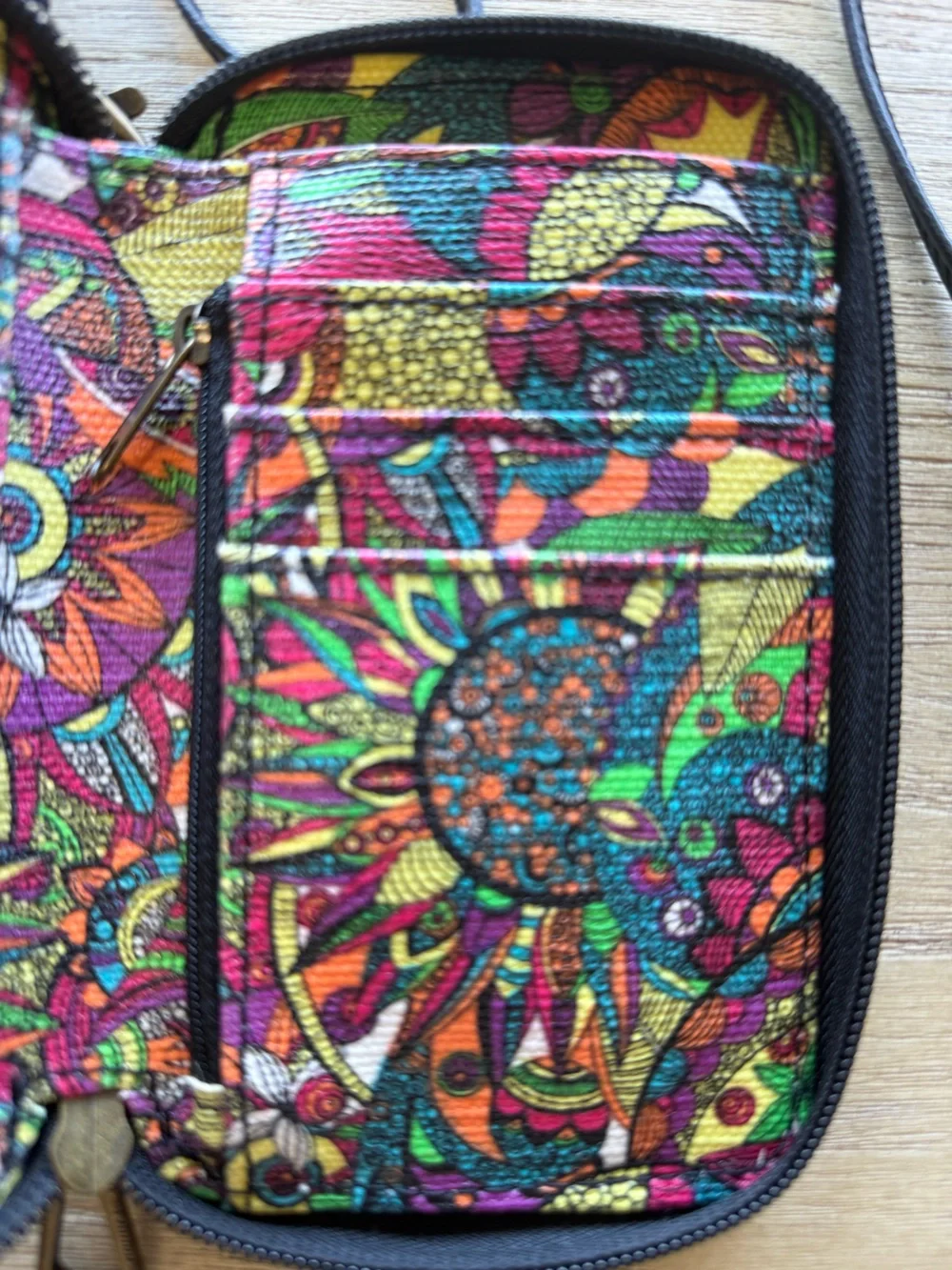 EUC Sakroots Boho Floral Crossbody Bag